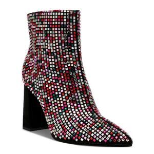 Wild Pair Womens Ingridd Block Heel Dressy Ankle Boots Size 6 NEW # Box M798